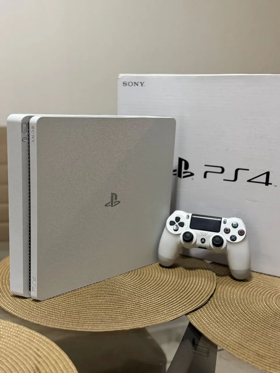 PS4 Branco - Console Completo Raro - Foto 5