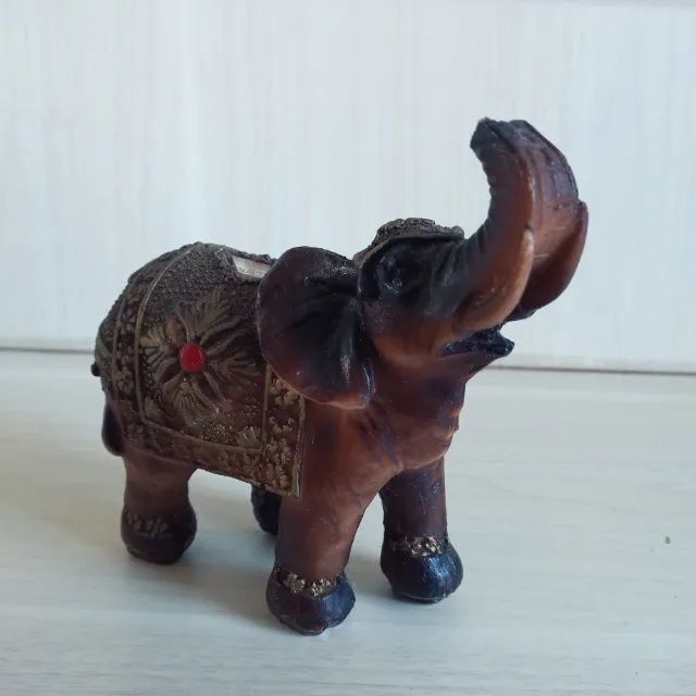 Antiga escultura de elefante  , lindo,   peça de Coleção .   - Foto 2