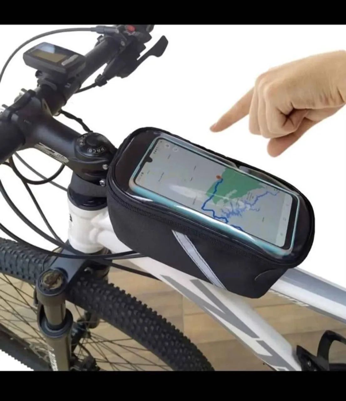 Suporte de celular para Bike no quadro - Foto 2
