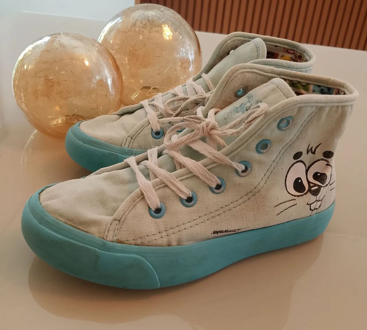 Tênis casual menina Tam 31 turma da Monica lindo - Foto 2