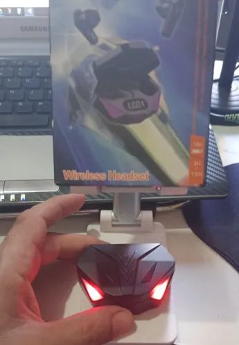 Fone de Ouvido, sem Fio, Bluetooth TWS Stereo Ultrabaixa Latency Gaming Headset - Foto 2