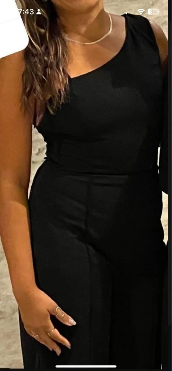 Macacão Feminino Preto Elegante