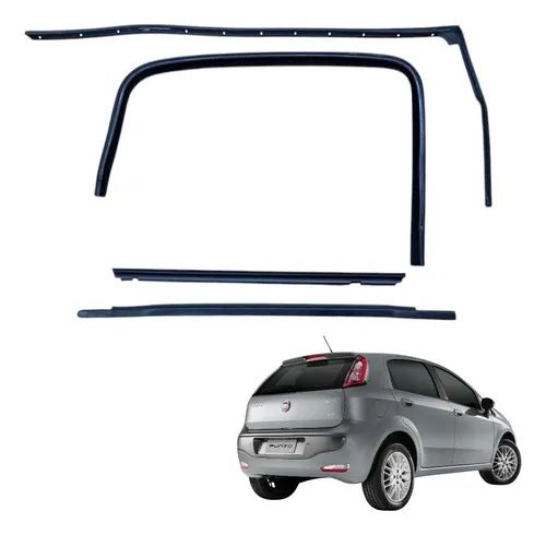 Kit Pestana Traseira Direito Fiat Punto Sporting 2013 2014