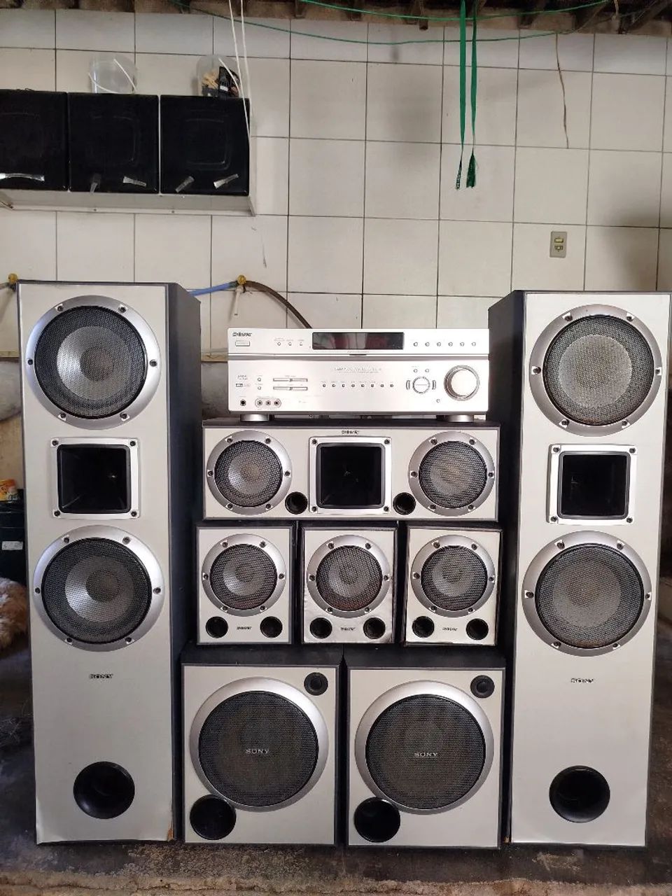 Home Theater Sony Completo com 7 Caixas Acústicas