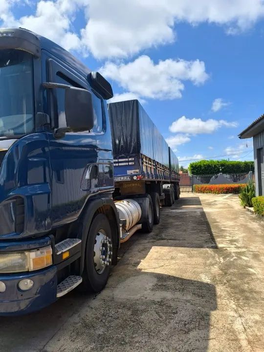 CAMINHÃO  (CAVALO 6x4) SCANIA - BITREM GUERRA 7 EIXOS