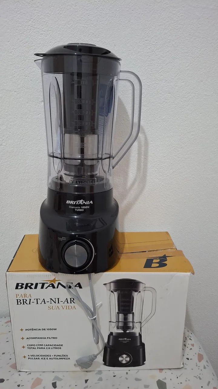 Liquidificador Britânia Diamante 1050W Turbo - Foto 2