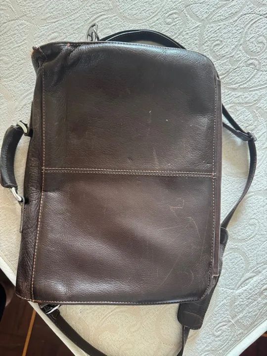 Maleta COUROFINO, possui marcas de uso - Foto 4