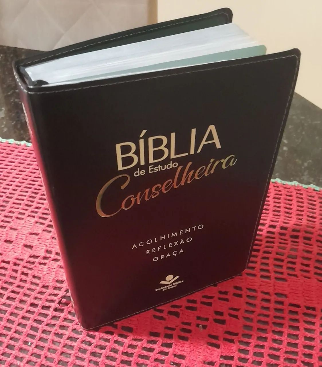 Bíblia de Estudo Conselheira - Capa luxo  - Foto 3