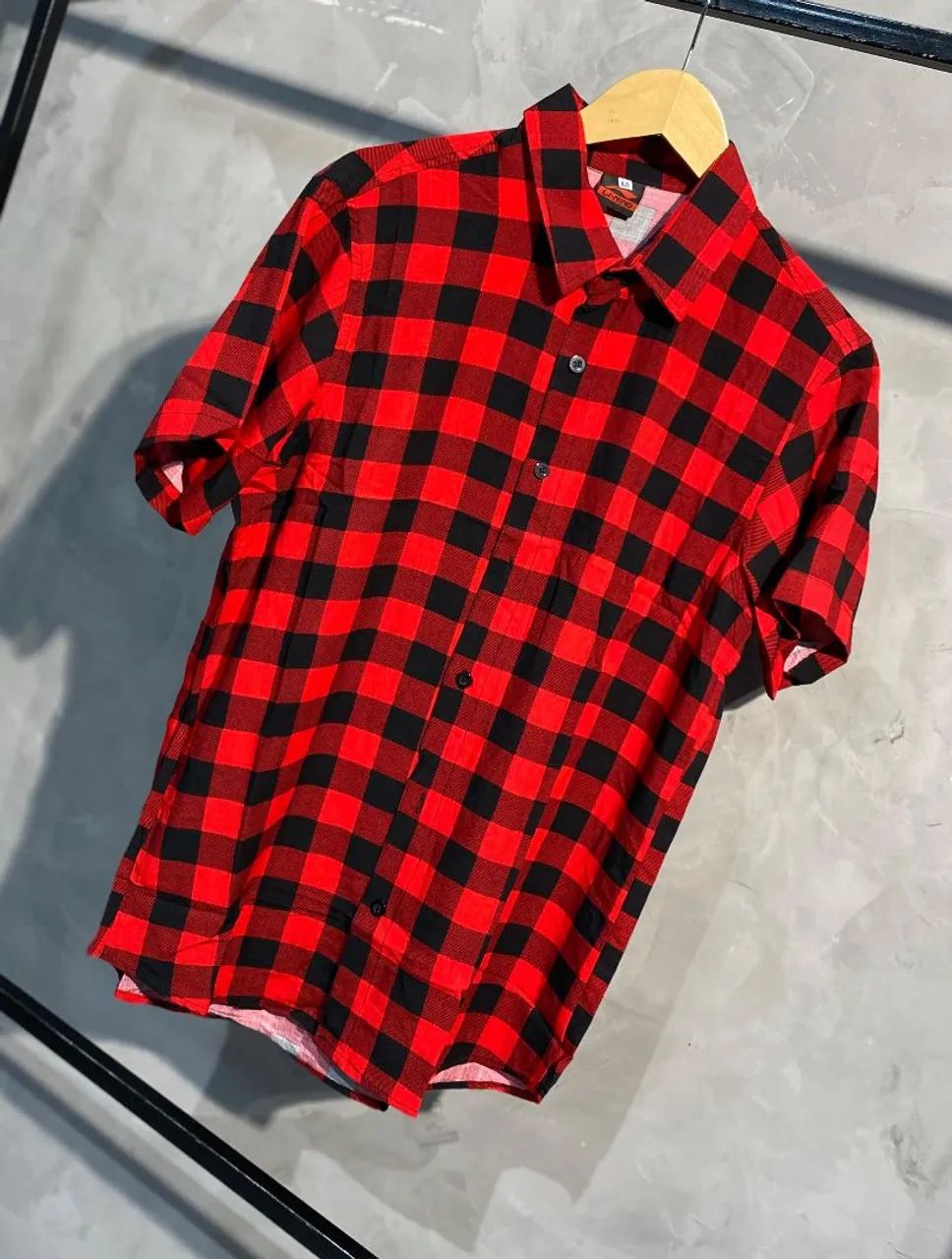 Camisa Xadrez Azul e Preto - Polo - Foto 2