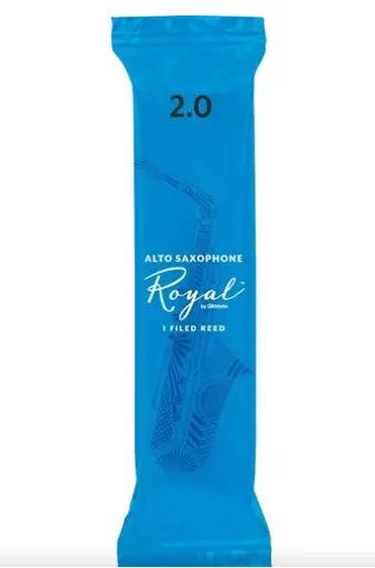 Palheta Rico Royal Sax Alto 2,0 Rjb0120 Daddario Unidade - Foto 2