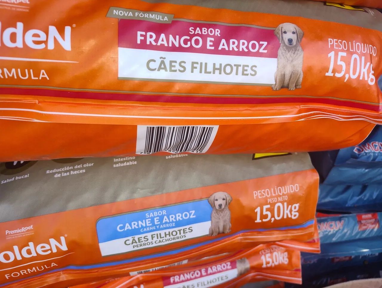 Ração Golden para Cães Filhotes - Frango e Arroz - 15kg