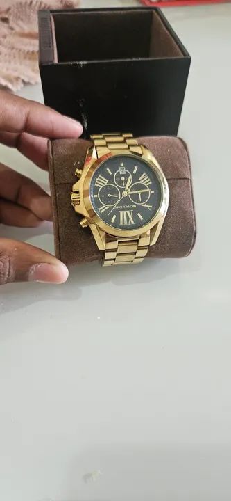 Relógio Michael Kors Masculino Dourado - Foto 4