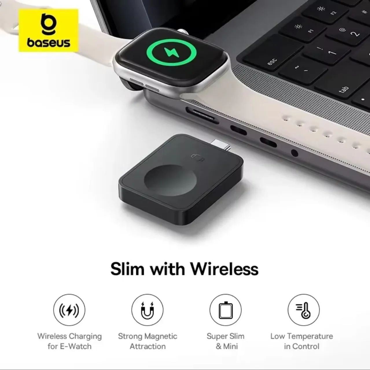 Carregador 2.5W Wireless Baseus para Apple Watch  - Foto 5