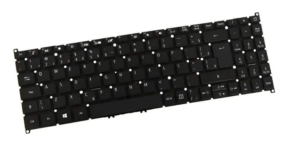 teclado Para Acer Aspire 5 A515-53 A515-52g A515-54 Abnt2 Br Cor Preto Idioma Português  - Foto 4