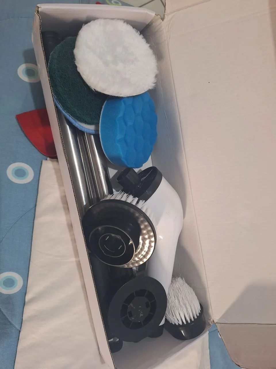 Mop ultra clean - escova de limpeza giratória  - Foto 4