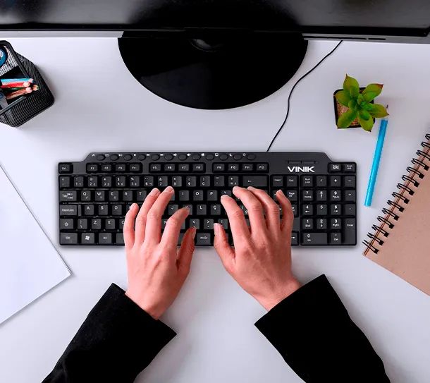 Teclado USB Multimidia Vinik Dynamic - Novo com Nota Fiscal e garantia  - Foto 5
