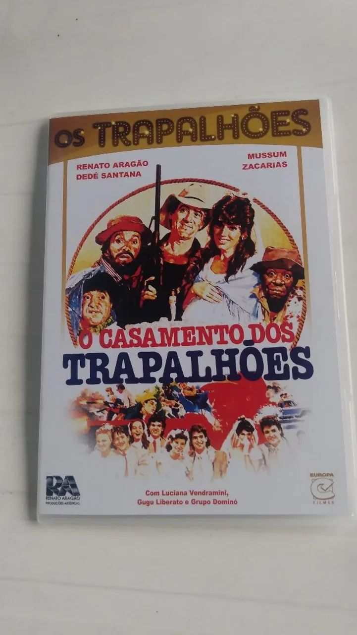 DVD original o casamento dos trapalhões 