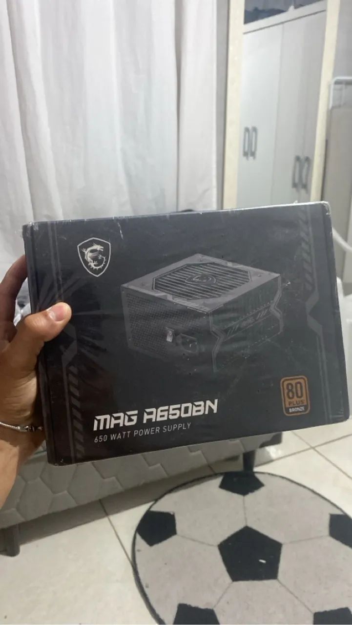 Fonte MSI MAG A650BN 650W 80 Plus Bronze