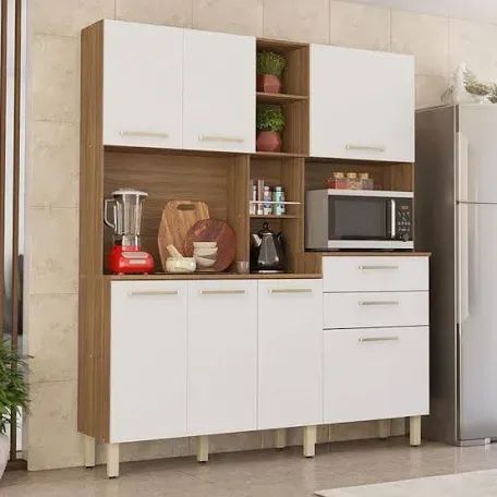 Armário de Cozinha Amêndoa