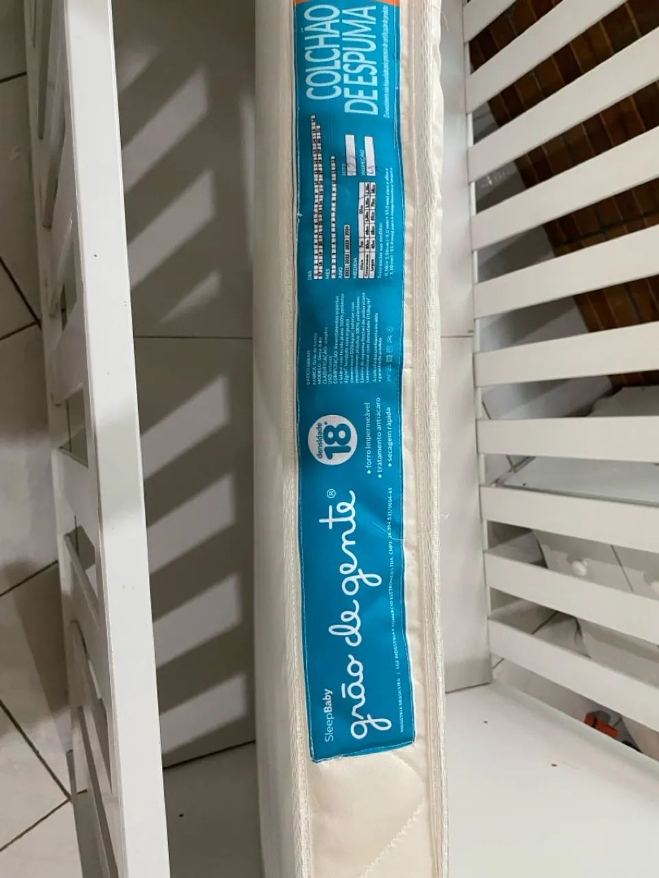 Berço Branco com Colchão - Foto 2