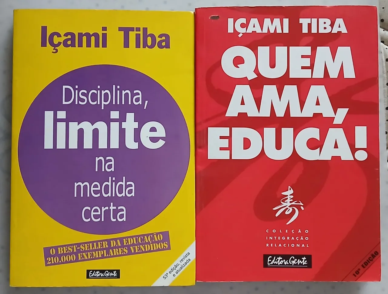 Livros Içami Tiba: Disciplina, Limite e Quem Ama, Educa!