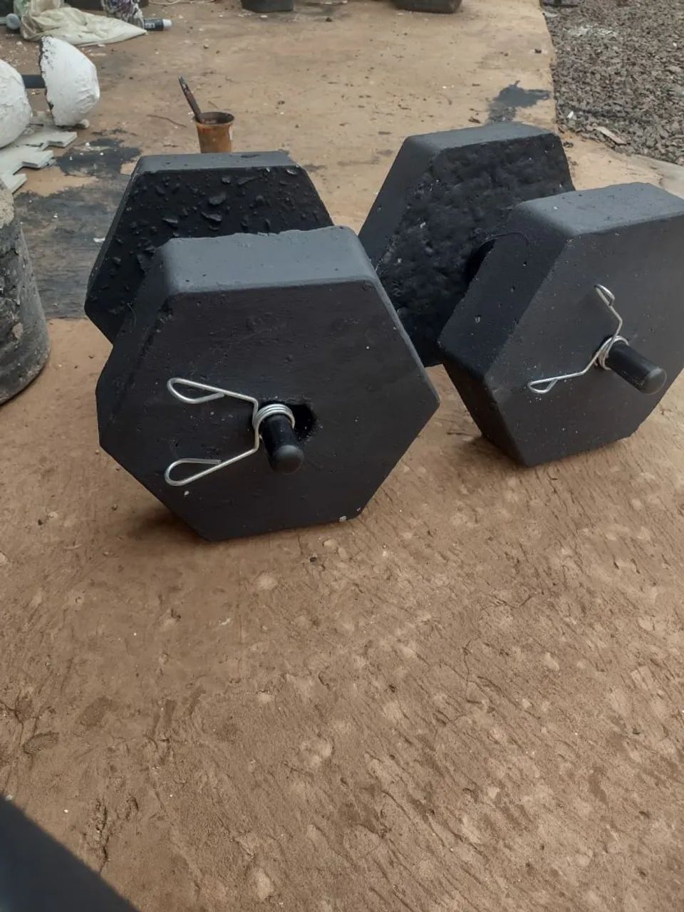 Halteres e anilias de concreto reforçado  - Foto 5
