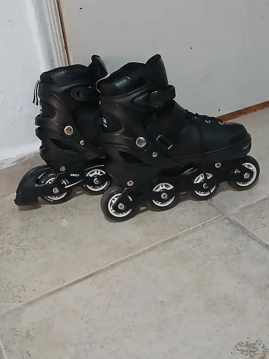 Patins Inline Adulto Preto