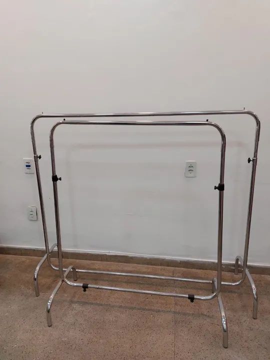 Cabide de aço cromado para loja - Foto 4