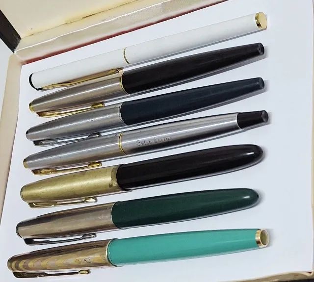 Coleção de Canetas Tinteiro Parker e Sheaffer - Originais e Réplica Neomercury - Foto 2
