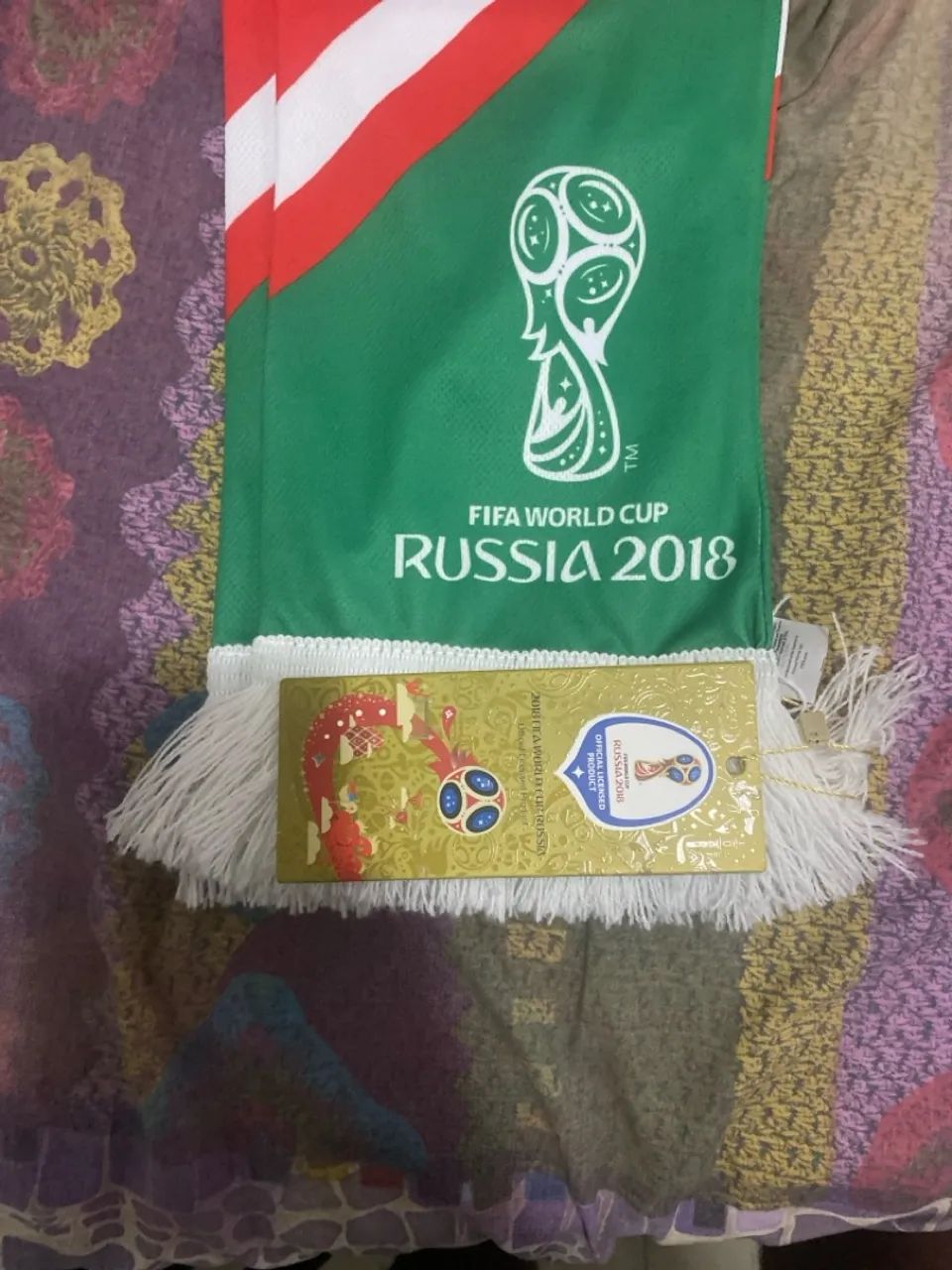 Faixa/Cachecol de Portugal (Copa 2018) original - Foto 2