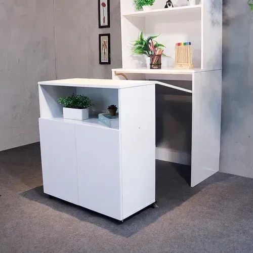 Mesa de Escritório Dueto Branco - Foto 3