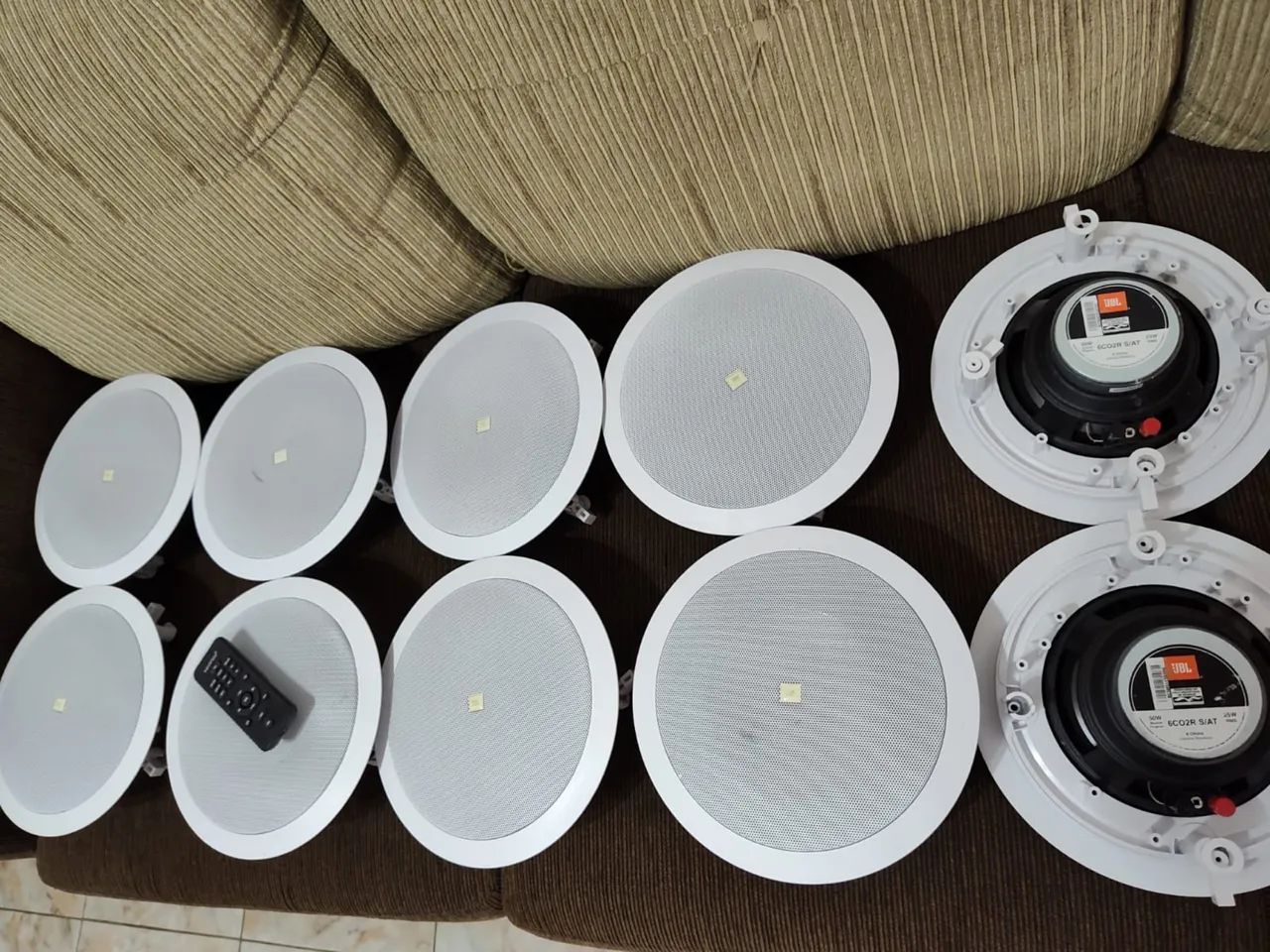 Kit Som Ambiente + 10 Arandelas JBL 