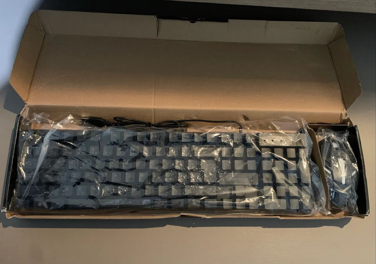 Kit Teclado e Mouse gamer64166980284673123