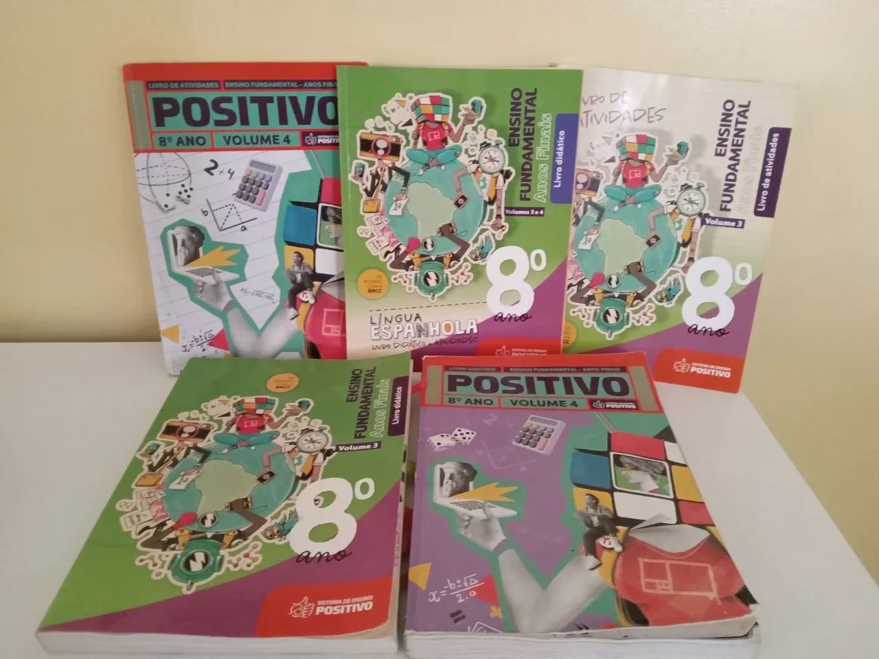 Livros Didáticos Positivo 8º Ano - Ensino Fundamental