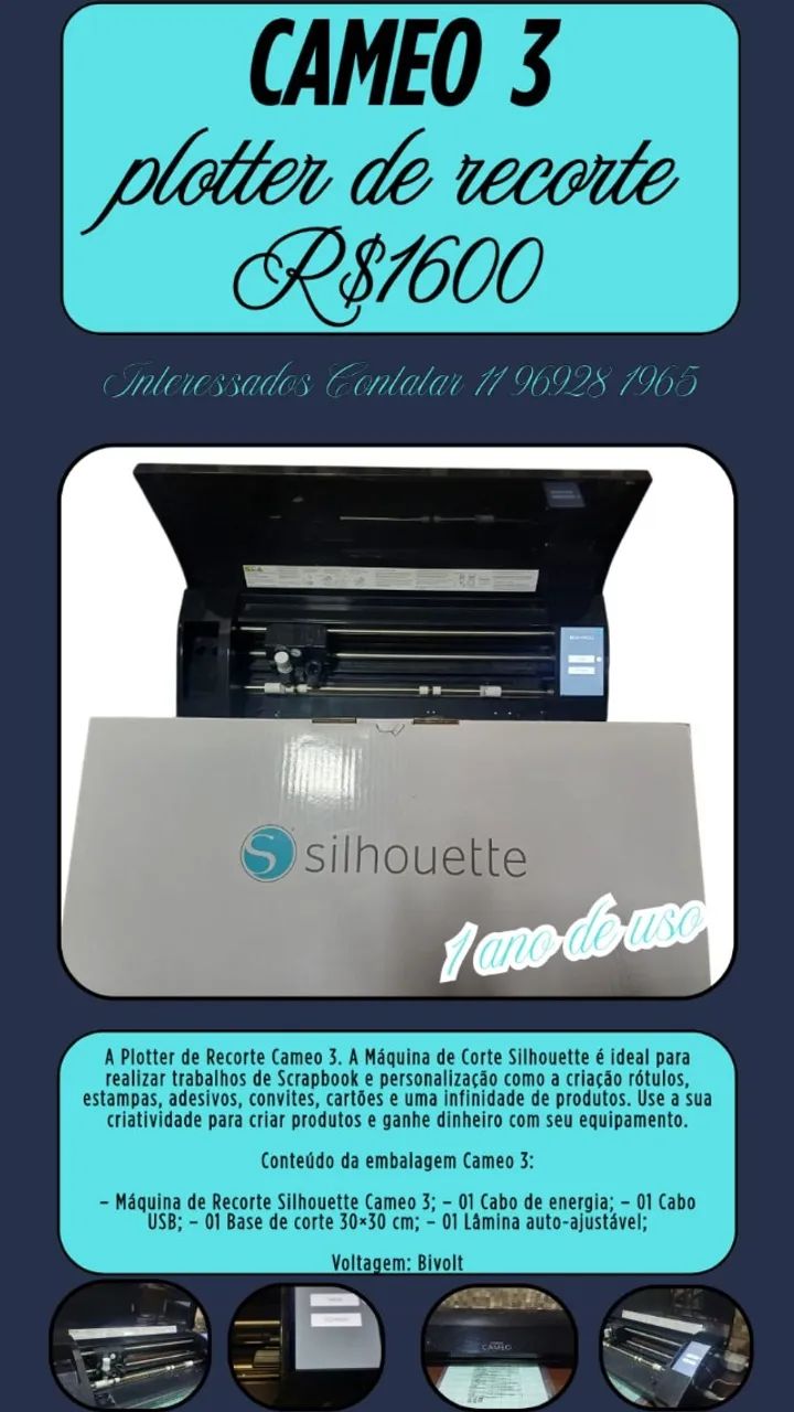 Silhouette Cameo 3 - Máquina de Corte