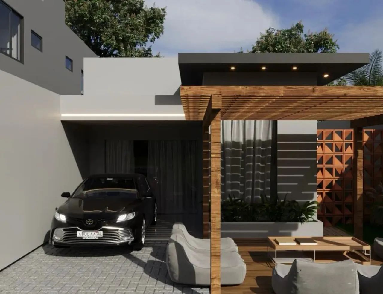 SF Casa a venda semi finalizadas no Vale Quem tem com 03 quartos e uma suíte - Foto 3