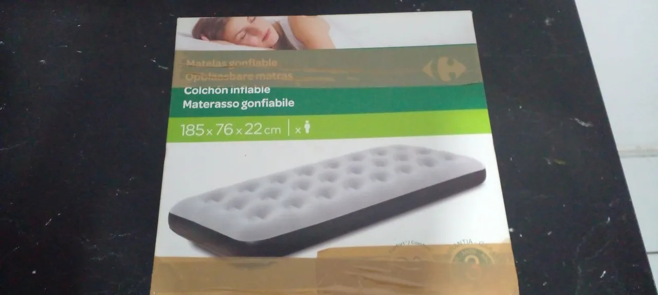 Colchão solteiro Inflável para Camping