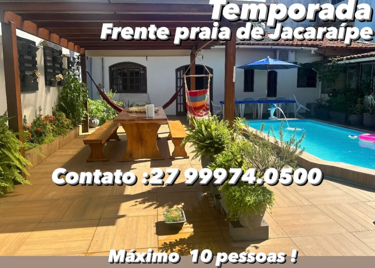 Temporada frente praia em Jacaraípe!