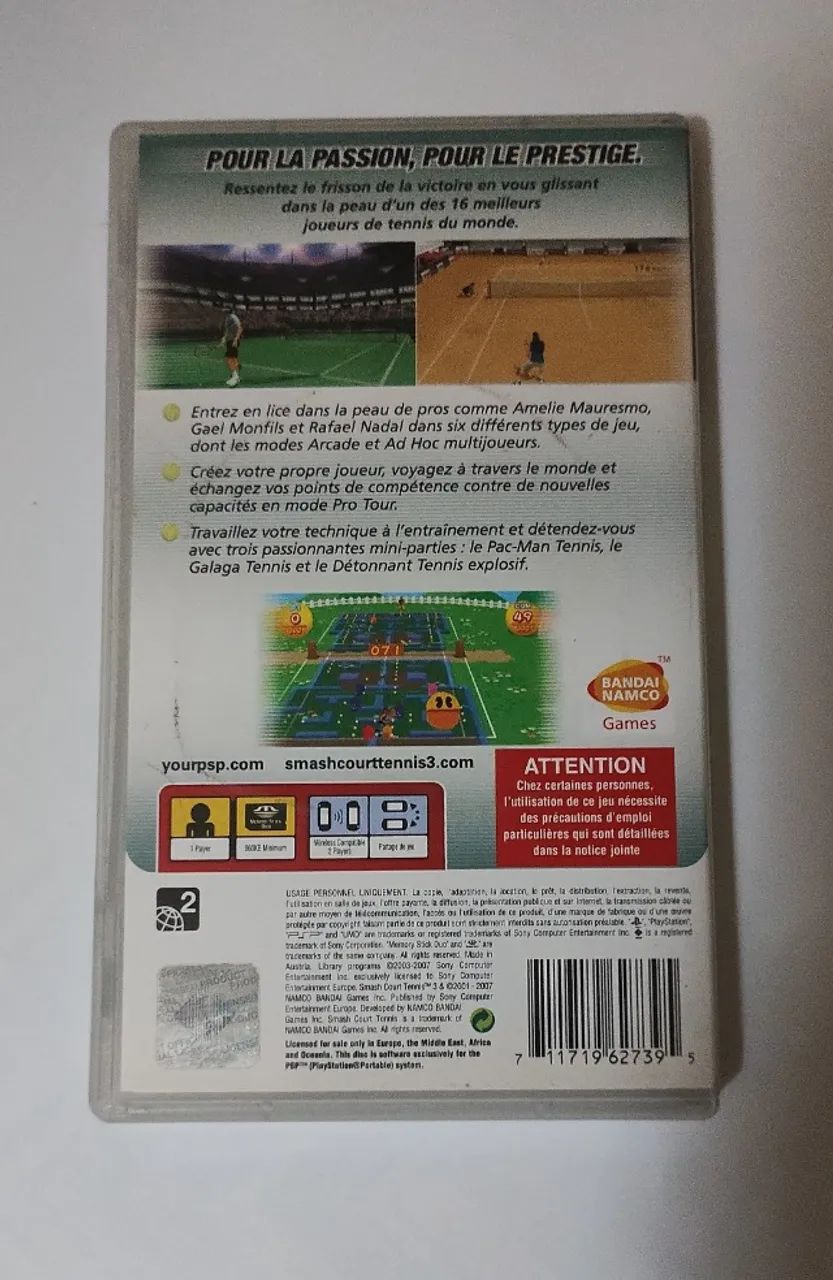 Jogo de PSP - Smash Court Tennis 3 - Foto 2