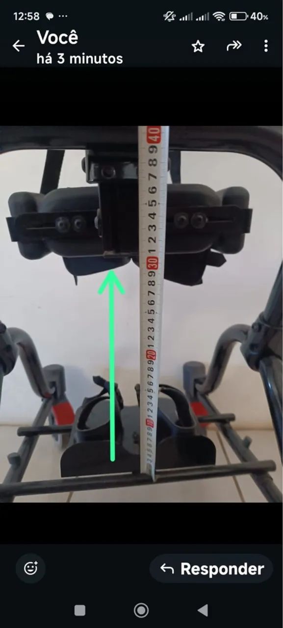 Cadeira parapodium com mesinha de acrílico em perfeito estado - Foto 6