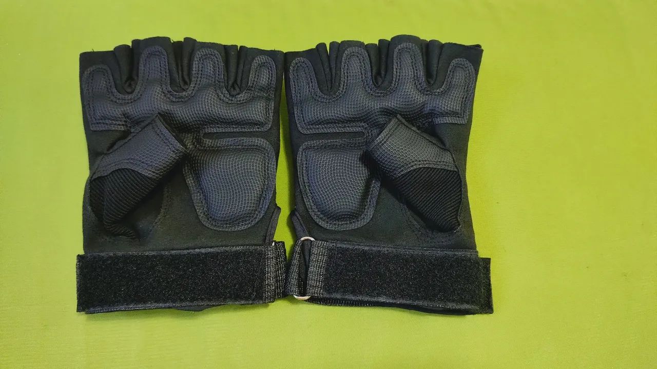 Luvas tática de meio dedo - Foto 4