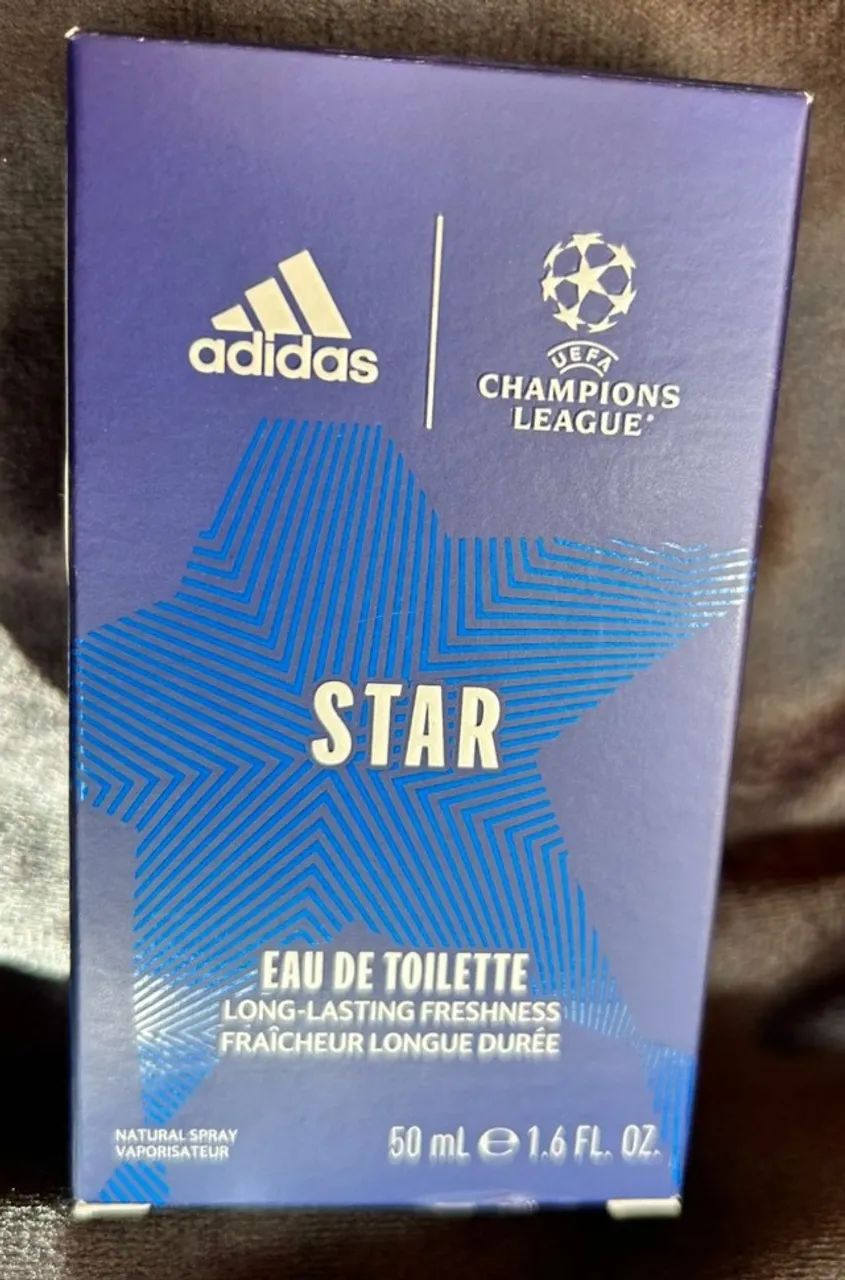 adidas perfume uefa star eau de toilette masculino 50 ml - Foto 5