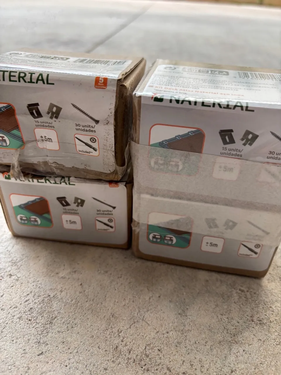 Kit de Fixação para Deck Naterial