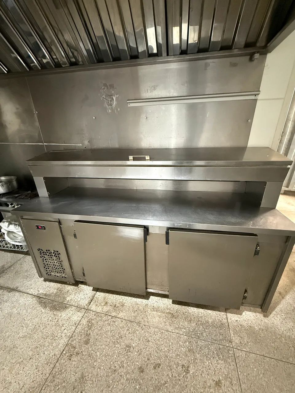 Balcão Pizzaiolo Duplo Refrigerador