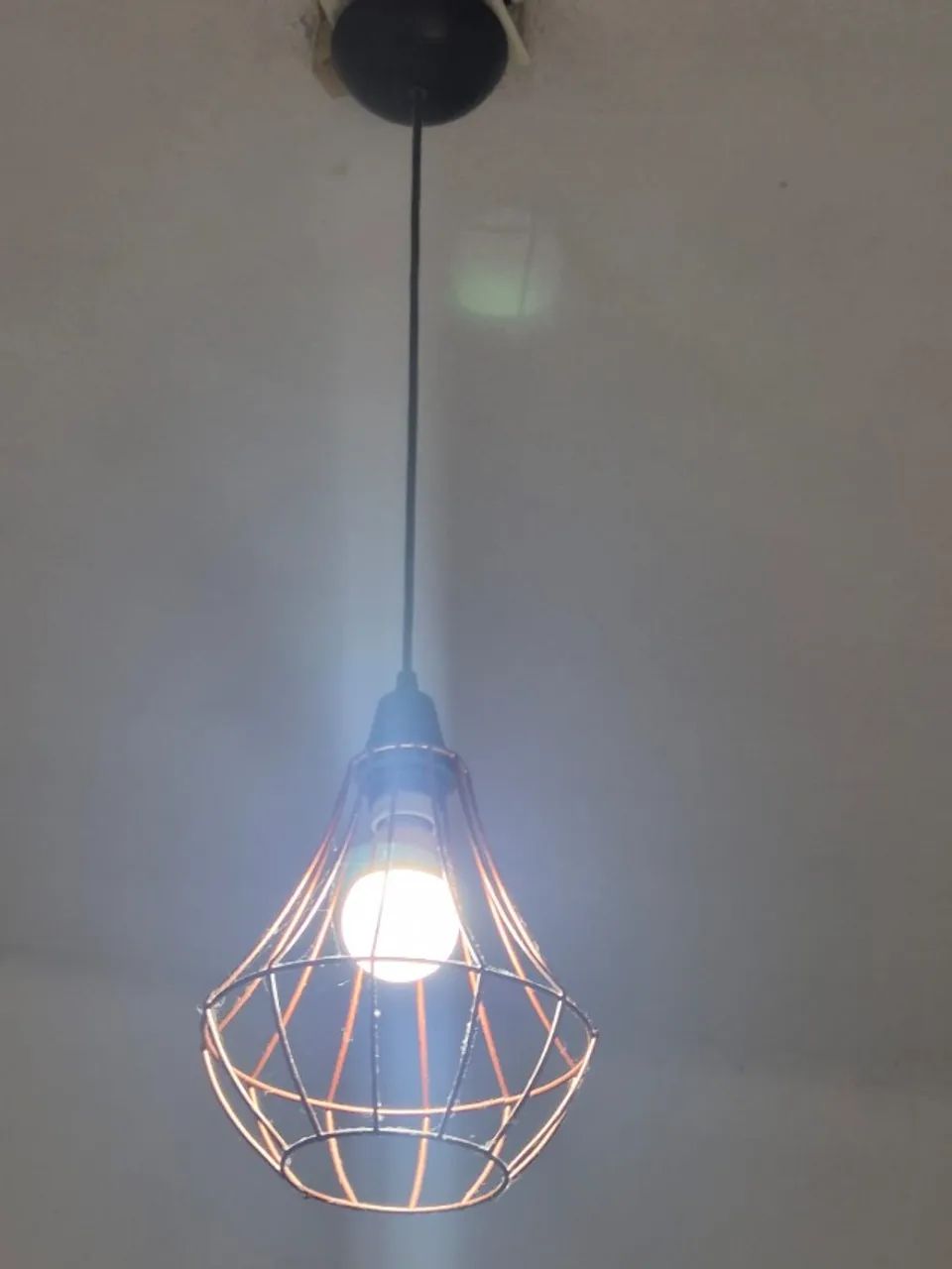 3 Luminárias de Teto em Ótimo Estado - Aceito Ofertas - Foto 5
