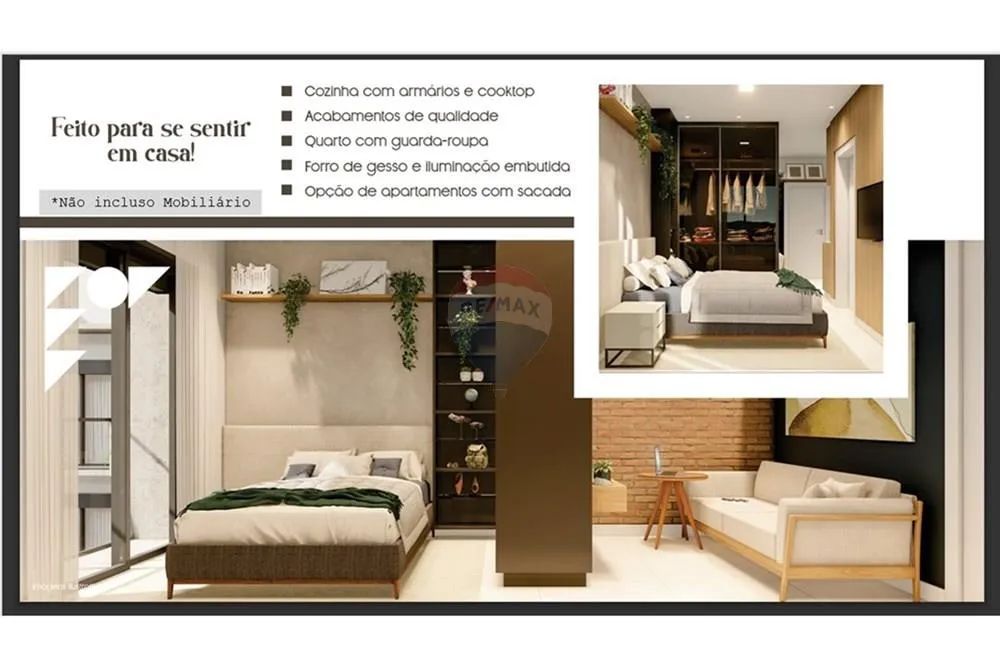 Apartamento Quarto e sala com varanda. - Foto 4