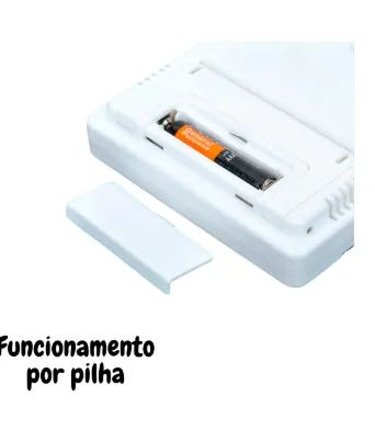Relógio Termo Higrômetro Digital Com Sensor - Foto 4
