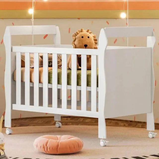 Berco Mini Cama Soninho com 3 Funcionalidades Branco Tigus