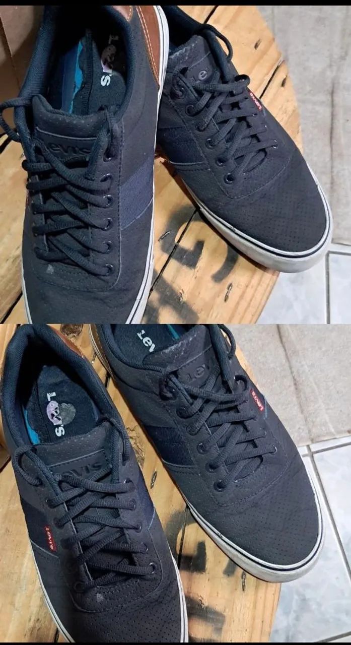 Tênis levis Strauss co preto tm 43 