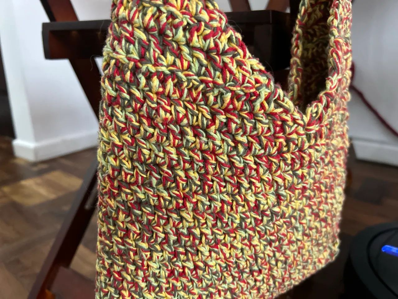 Bolsa de crochê fio mesclado - Foto 3